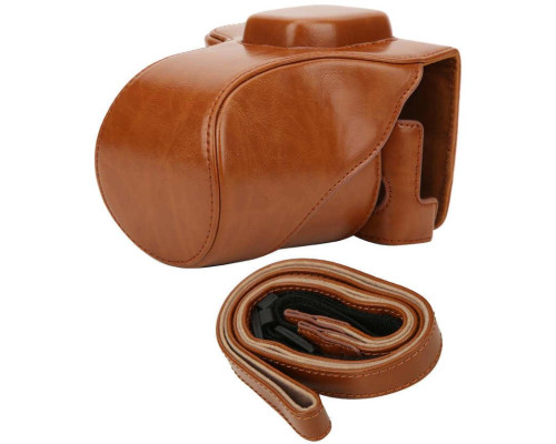 Футляр захисний - чохол для фотоапаратів FujiFilm X-T10, X-T20, X-T30 - коричневий