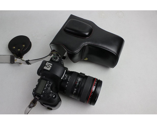 Захисний футляр-чохол для фотоапарата CANON EOS 6D Mark II з доступом до батарейного відсіку — чорний