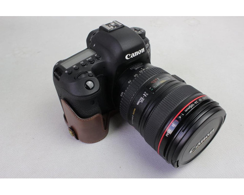 Захисний футляр-чохол для фотоапарата CANON EOS 6D Mark II з доступом до батарейного відсіку — кави