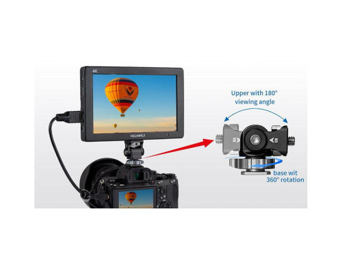 Накамерний монітор, дисплей FeelWorld 7" дюймовий T7 PLUS Full HD HDMI (4K)