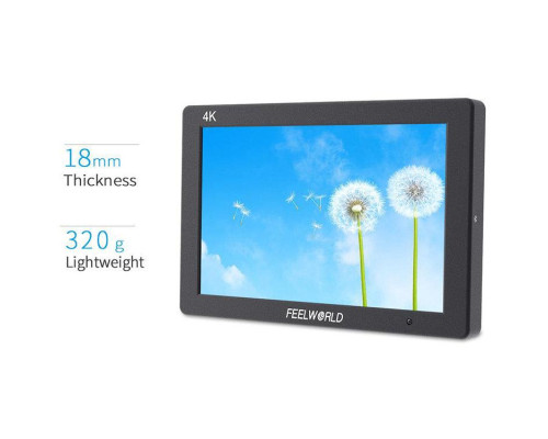 Накамерний монітор, дисплей FeelWorld 7" дюймовий T7 PLUS Full HD HDMI (4K)