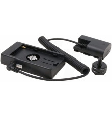 Муфта Canon LP-E6 і адаптер живлення батареї NP-F (вставка, каплер DR-E6)