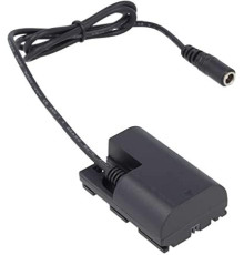 Каплер Canon DR-E6 з ЧИПОМ — фальш-акумулятор LP-E6, фіктивний акумулятор, муфта, пустушка