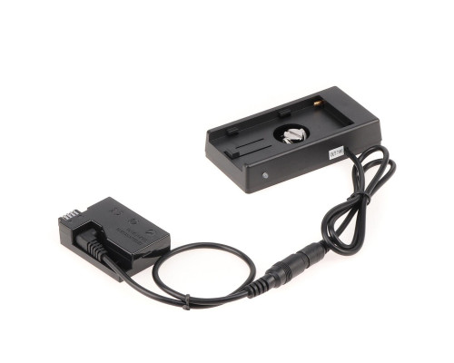 Муфта Canon LP-E5 і адаптер живлення батареї NP-F (вставка, каплер DR-E5)