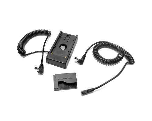 Муфта Canon LP-E12 и адаптер питания батареи NP-F (вставка, каплер DR-E15) для Canon 100D