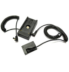 Муфта Canon LP-E12 і адаптер живлення батареї NP-F (вставка, каплер DR-E15)