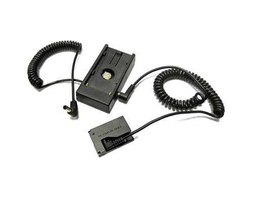 Муфта Canon LP-E12 и адаптер питания батареи NP-F (вставка, каплер DR-E15) для Canon 100D