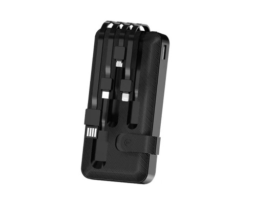 Повер банк (powerbank) Letang LT-S160 - 20000 ma, 2,1A с встроенными кабелями Micro-USB, Type C, USB-A X 2