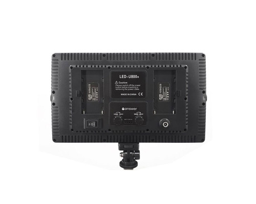 LED — освітлювач, відеосвітло VARICOLOR PRO LED U800+ (3200-6500 K) з регулюванням і мережевим адаптером