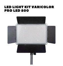 LED — освітлювач, відеосвітло VARICOLOR PRO LED U800+ (3200-6500 K) з регулюванням і мережевим адаптером
