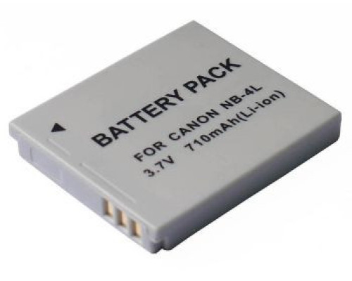 Аккумулятор NB-4L (аналог) для фотоаппаратов CANON - 710 ma