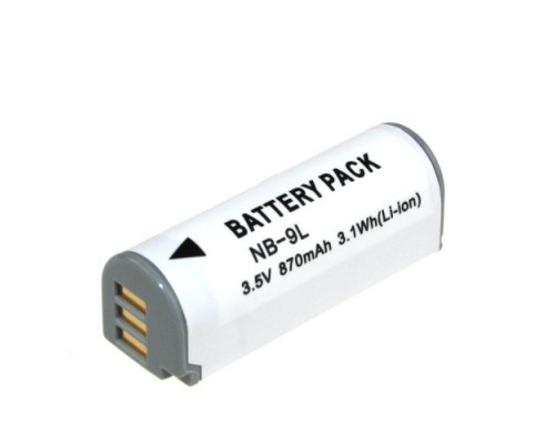 Аккумулятор NB-9L для фотоаппаратов CANON - аналог 870 ma