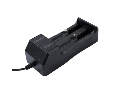 Зарядное устройство с USB - JR2020-2 для 2-х аккумуляторов типа 18650, 14500, 16340 (CR123A), 10440, 18500