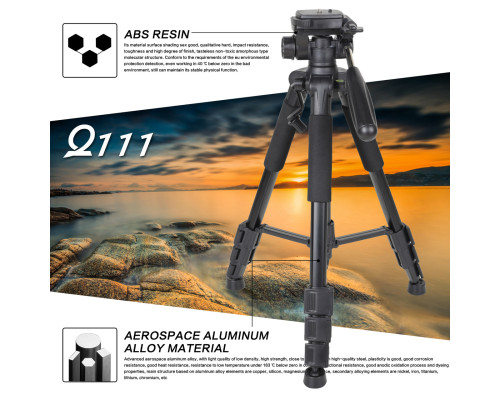 Штатив фірми ZOMEI для фотоапаратів - Q111 + головка