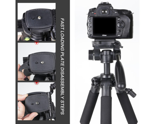 Штатив фірми ZOMEI для фотоапаратів - Q111 + головка