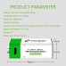 2 акумулятори типу Крона 6F22 (CR-9V) 9 Вольт (2 шт) — з роз'ємом TYPE-C Smartools 650 mAh + кабель TYPE-C