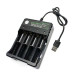 Комплект:  зарядное 4-х канальное с USB + 4 аккумулятора CR123A, CR123, LR123A, 16340 1200 ма + кейс