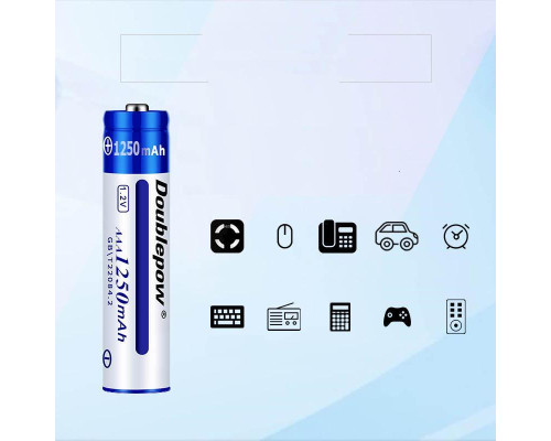 Акумулятори AAA (мікропальчикові — мізинчикові) — Doublepow 1250 mAh (1 шт.)