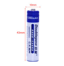 Акумулятори AAA (мікропальчикові — мізинчикові) — Doublepow 1250 mAh (1 шт.)