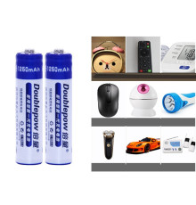 Акумулятори AAA (мікропальчикові — мізинчикові) — Doublepow 1250 mAh (2 шт.)