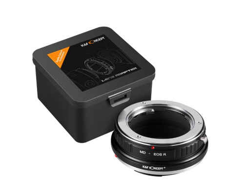 Адаптер (перехідник) K&F Concept — Minolta MD — CANON EOS R (для камер Canon з байонетом EOS RF) (MD-EOS R)