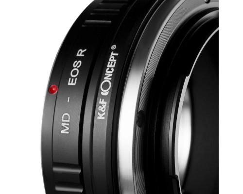 Адаптер (перехідник) K&F Concept — Minolta MD — CANON EOS R (для камер Canon з байонетом EOS RF) (MD-EOS R)