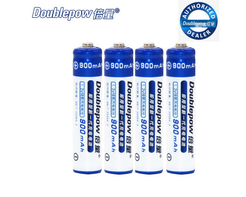 Акумулятори AAA (мікропальчикові — мізинчикові) — Doublepow 900 mAh (4 шт.)