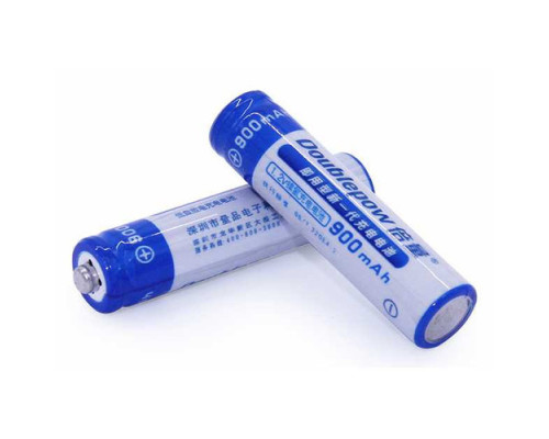 Акумулятори AAA (мікропальчикові — мізинчикові) — Doublepow 900 mAh (2 шт.)