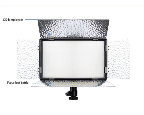Комплект "LIGHT XL" LED-світло Teyeleec N-520PRO (3200-5600K) + мережевий адаптер + акумулятор NP-F980 USB