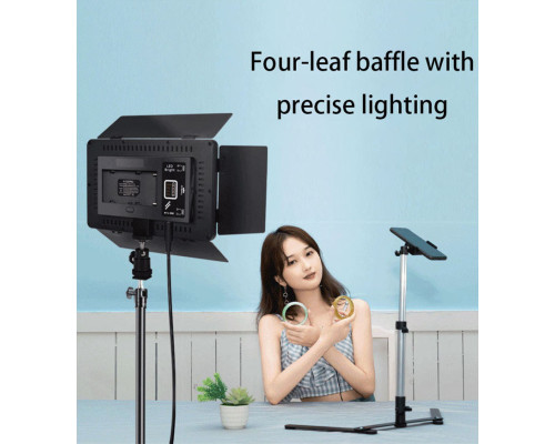 LED — освітлювач, відеосвітло Teyeleec N-520PRO (3200-5600 K) у комплекті з мережевим адаптером — живлення від 220 В