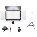 Комплект "MEDIUM M" LED свет Teyeleec N-520PRO (3200-5600K) + сетевой адаптер 220 В + стойка 2.8 м.