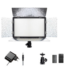 Комплект "LIGHT L" LED світло Teyeleec N-520PRO (3200-5600K) + мережевий адаптер + акумулятор NP-F950 + зарядний
