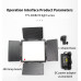 LED — освітлювач, відеосвітло Triopo TTV-480Bi (3200-6500 K) з регулюванням і мережевим адаптером
