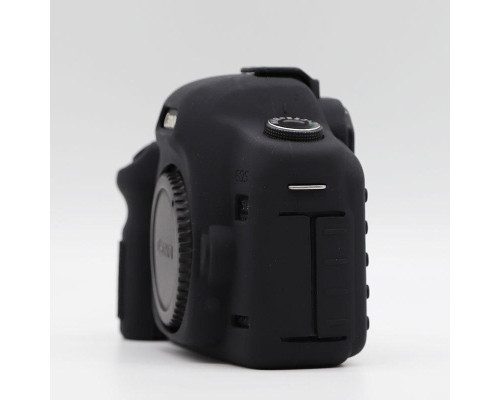 Захисний силіконовий чохол для фотоапаратів Canon EOS 5D Mark II — чорний