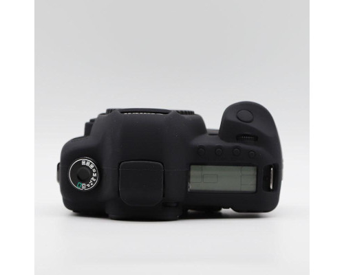 Захисний силіконовий чохол для фотоапаратів Canon EOS 5D Mark II — чорний