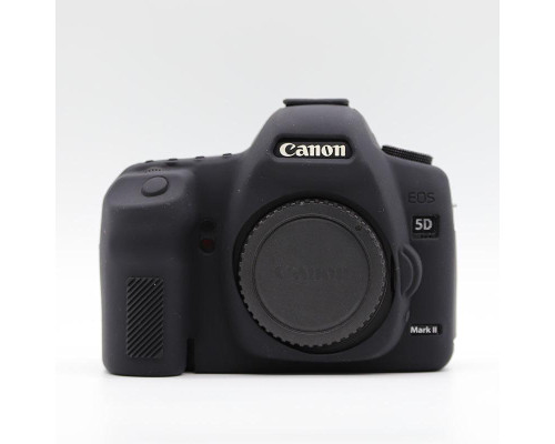 Захисний силіконовий чохол для фотоапаратів Canon EOS 5D Mark II — чорний