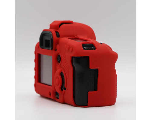 Захисний силіконовий чохол для фотоапаратів Canon EOS 5D Mark II — червоний
