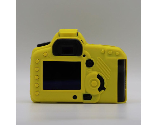 Захисний силіконовий чохол для фотоапаратів Canon EOS 5D Mark II — жовтий