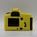 Захисний силіконовий чохол для фотоапаратів Canon EOS 5D Mark II — жовтий