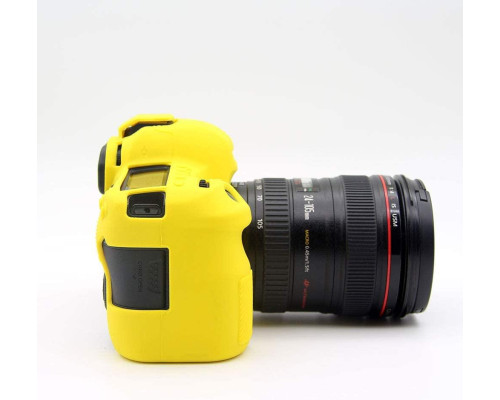 Захисний силіконовий чохол для фотоапаратів Canon EOS 6D Mark II — жовтий