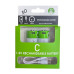Комплект: 2 шт акумулятор-батарейка тип C (R14) 1,5В — з роз'ємом TYPE-C Smartools 5000 mwh + кабель TYPE-C