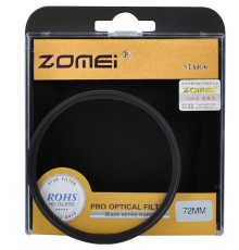 Зірковий (STAR-6), 6-ти променевий світлофільтр ZOMEI 72 мм - скло