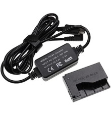 USB-адаптер живлення ACK-E15 для Canon замість акумулятора LP-E12 (для Canon 100D, EOS Rebel SL1)