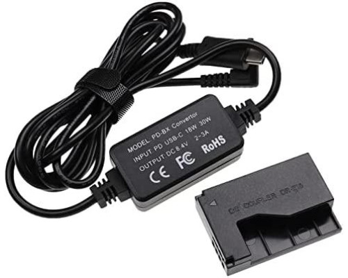 USB адаптер живлення ACK-E15 для Canon замість акб LP-E12 (для Canon 100D, EOS Rebel SL1)