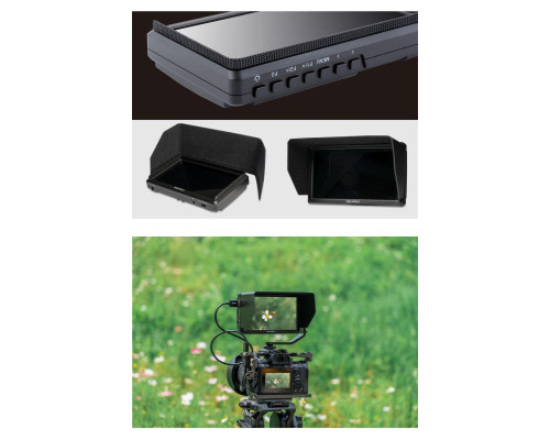 Накамерний монітор, дисплей FeelWorld FW568 V3 (6" дюймів, 3D LUT 4K HDMI)