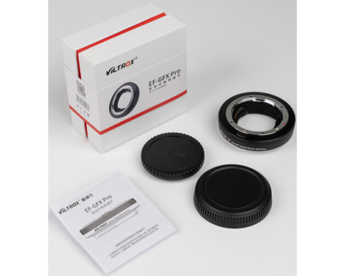 Адаптер Viltrox EF-GFX PRO для об'єктивів Canon EF, EF-S на байонет FujiFilm GFX (Canon EF-Fuji GFX)