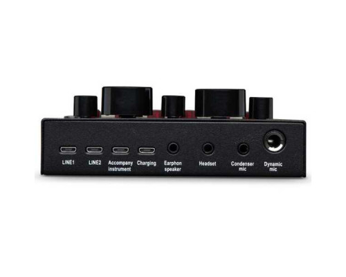 Внешняя звуковая карта V8, аудиоинтерфейс, Bluetooth адаптер Live Sound Card USB-гарнитура для микрофона