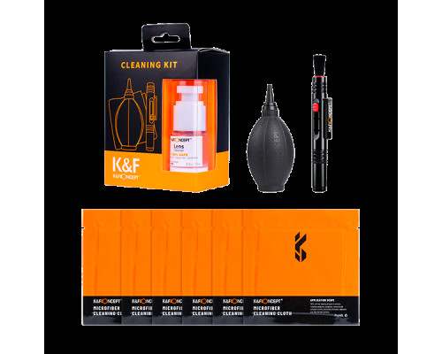 Очисний набір для фотоапарата, оптики 4 in 1 K&F Concept (SKU.1618)