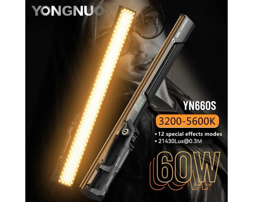 LED - осветитель, видеосвет, жезл - Yongnuo YN660S (3200-5600 K) - 60 Ватт