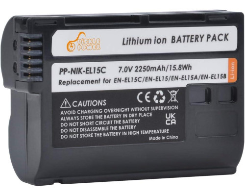 Акумулятор PP-NIK-EL15C — EN-EL15C (EN-EL15, EN-EL15B) для NIKON 1 V1, Z6, Z7, Z6 II, Z7 II — аналог 2250 ma